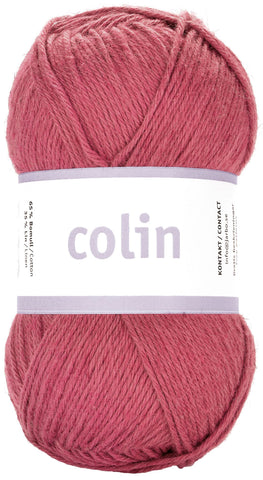 Colin - 65% Bomuld 35% Hør - Rød Violet - Garno