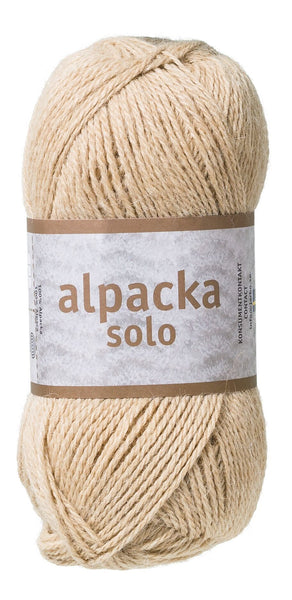 Alpacka Solo - 100% Alpakka Uld - Ingefær Beige - Garno