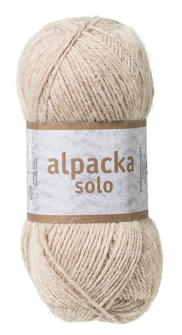 Alpacka Solo - 100% Alpakka Uld - Kamel - Garno