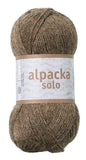 Alpacka Solo - 100% Alpakka Uld - Kokosnød Brun - Garno