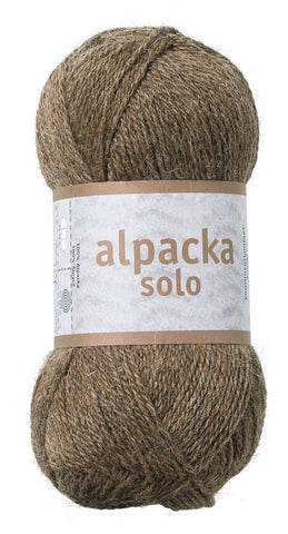 Alpacka Solo - 100% Alpakka Uld - Kokosnød Brun - Garno
