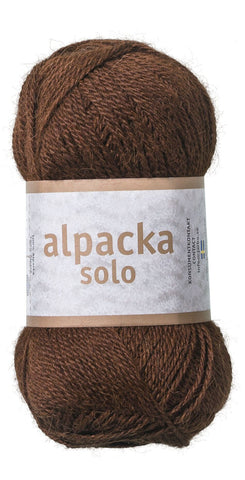 Alpacka Solo - 100% Alpakka Uld - Chokolade Brun - Garno