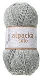 Alpacka Solo - 100% Alpakka Uld - Lys Grå - Garno