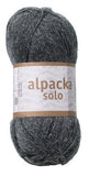 Alpacka Solo - 100% Alpakka Uld - Mørk Grå - Garno