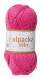 Alpacka Solo - 100% Alpakka Uld - Cerise - Garno