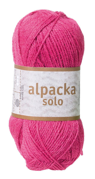 Alpacka Solo - 100% Alpakka Uld - Cerise - Garno