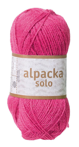 Alpacka Solo - 100% Alpakka Uld - Cerise - Garno