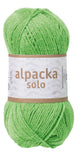 Alpacka Solo - 100% Alpakka Uld - Lys Grøn - Garno