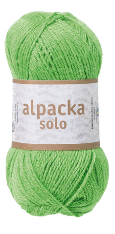 Alpacka Solo - 100% Alpakka Uld - Lys Grøn - Garno