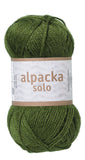 Alpacka Solo - 100% Alpakka Uld - Skovgrøn - Garno
