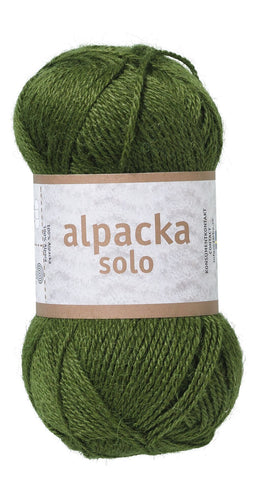 Alpacka Solo - 100% Alpakka Uld - Skovgrøn - Garno