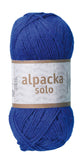 Alpacka Solo - 100% Alpakka Uld - Påfugl Blå - Garno