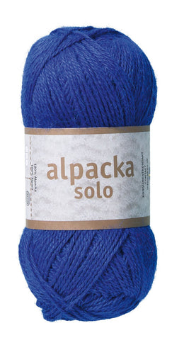 Alpacka Solo - 100% Alpakka Uld - Påfugl Blå - Garno