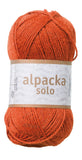 Alpacka Solo - 100% Alpakka Uld - Rusten Orange - Garno
