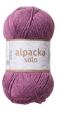Alpacka Solo - 100% Alpakka Uld - Lilla - Garno