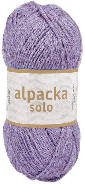 Alpacka Solo - 100% Alpakka Uld - Hyasint Lilla - Garno