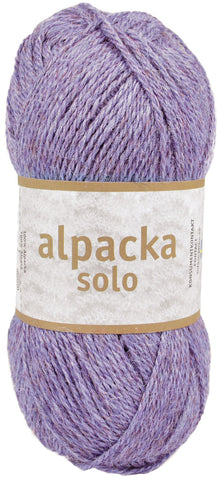 Alpacka Solo - 100% Alpakka Uld - Hyasint Lilla - Garno