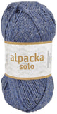 Alpacka Solo - 100% Alpakka Uld - Denim Blå - Garno
