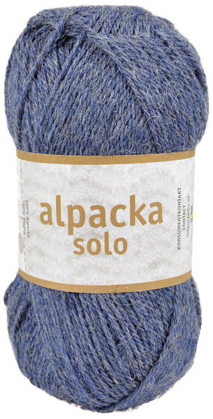 Alpacka Solo - 100% Alpakka Uld - Denim Blå - Garno