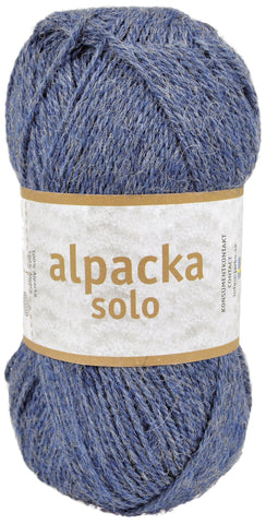 Alpacka Solo - 100% Alpakka Uld - Denim Blå - Garno