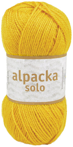 Alpacka Solo - 100% Alpakka Uld - Honning Gul - Garno
