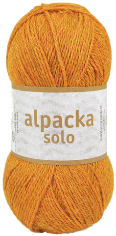 Alpacka Solo - 100% Alpakka Uld - Ravgul - Garno