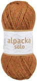 Alpacka Solo - 100% Alpakka Uld - Okker Brun - Garno