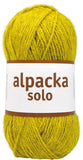 Alpacka Solo - 100% Alpakka Uld - Lime Grøn - Garno