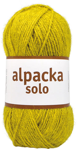 Alpacka Solo - 100% Alpakka Uld - Lime Grøn - Garno