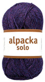 Alpacka Solo - 100% Alpakka Uld - Aubergine Lilla
