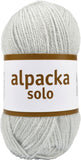 Alpacka Solo - 100% Alpakka Uld - Sølvgrå - Garno