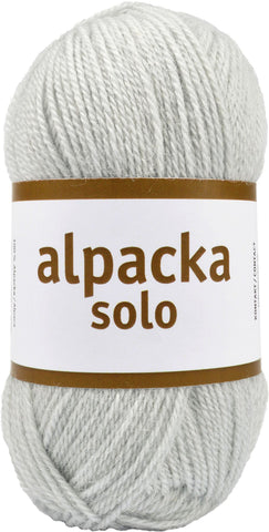 Alpacka Solo - 100% Alpakka Uld - Sølvgrå - Garno