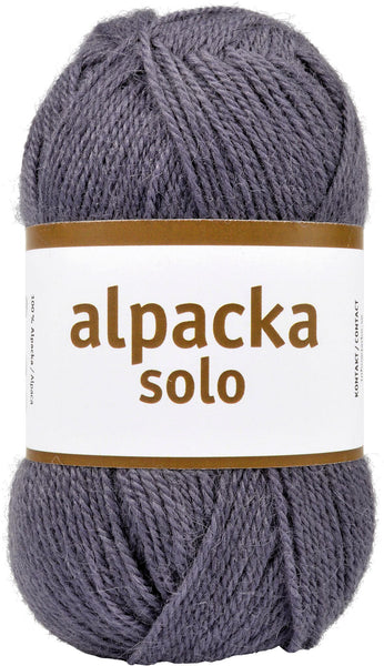 Alpacka Solo - 100% Alpakka Uld - Fløjelslilla - Garno
