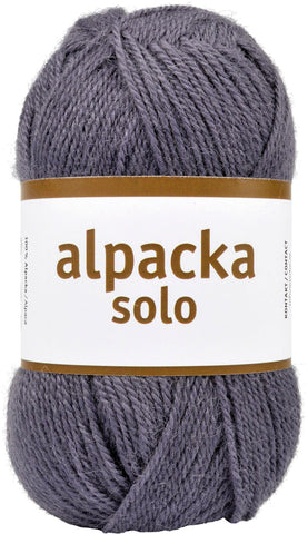 Alpacka Solo - 100% Alpakka Uld - Fløjelslilla - Garno