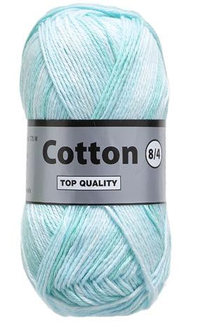 Cotton 8/4 Multi Blågrøn (0628)