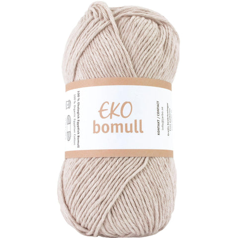 Eko Bomull - 100% Bomull - Beige - 0003 - Garno