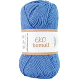 Eko Bomull - 100% Bomull - Blå - 0009 - Garno