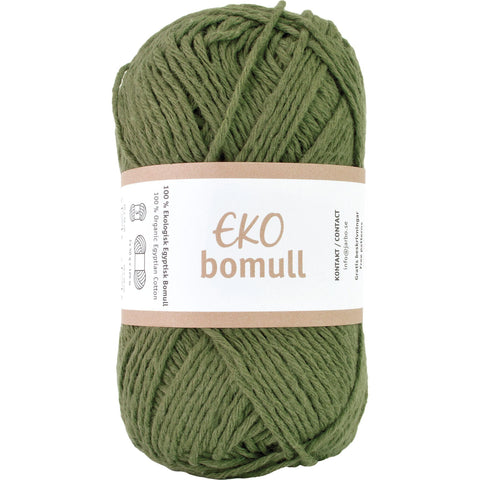 Eko Bomull - 100% Bomull - Grøn - 0010 - Garno