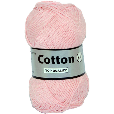 Cotton 8/4 Lyserød (710)