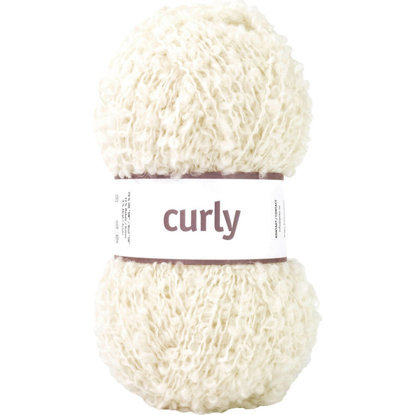 Curly - Vintervit - 100g - Garno