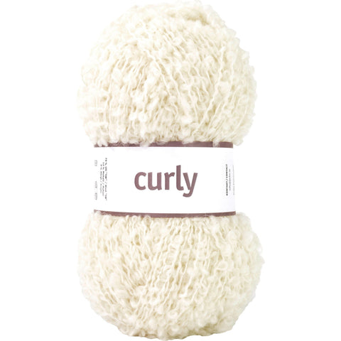 Curly - Vintervit - 100g - Garno