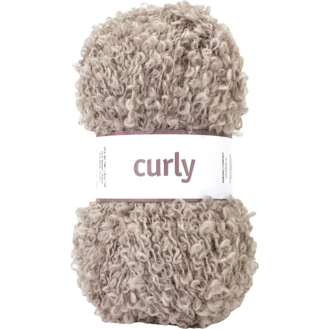 Curly - Sandbeige - 100g - Garno