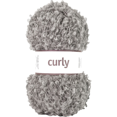 Curly - Dimmgrå - 100g - Garno